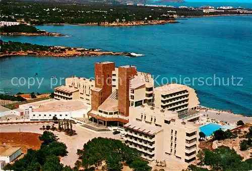 AK / Ansichtskarte Santa Eulalia del Rio Fliegeraufnahme Hotel Montebello Kat. Ibiza Islas Baleares