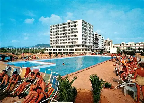 AK / Ansichtskarte Ibiza Islas Baleares Hotel Ibiza Playa su Piscina Kat. Ibiza