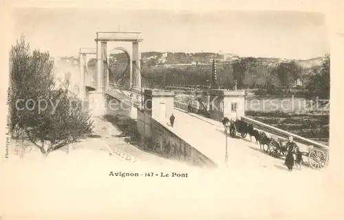 AK / Ansichtskarte Avignon Vaucluse Le Pont Kat. Avignon