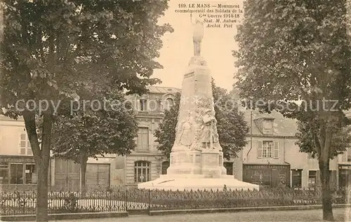 AK / Ansichtskarte Le Mans Sarthe Monument Kat. Le Mans