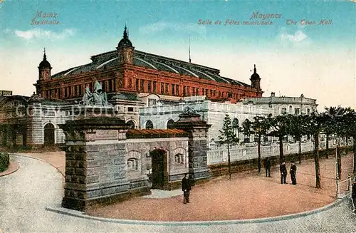 AK / Ansichtskarte Mainz Rhein Stadthalle