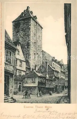 AK / Ansichtskarte Mainz Rhein Eiserner Turm