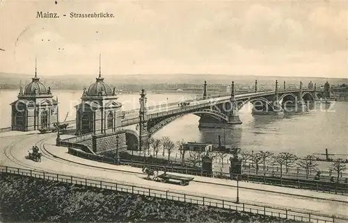 AK / Ansichtskarte Mainz Rhein Strassenbruecke