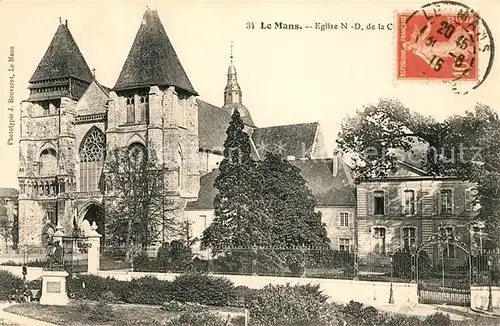 AK / Ansichtskarte Le Mans Sarthe Eglise Notre Dame de la Couture Kat. Le Mans