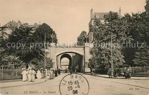 AK / Ansichtskarte Le Mans Sarthe Le Tunnel Kat. Le Mans