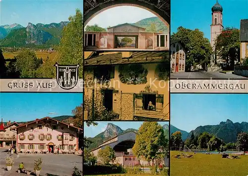 AK / Ansichtskarte Oberammergau Ortsansichten Kat. Oberammergau