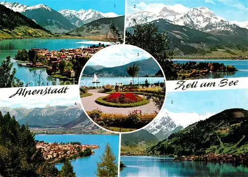 AK / Ansichtskarte Zell See Hohe Tauern Kitzsteinhorn Steinernes Meer  Kat. Zell am See
