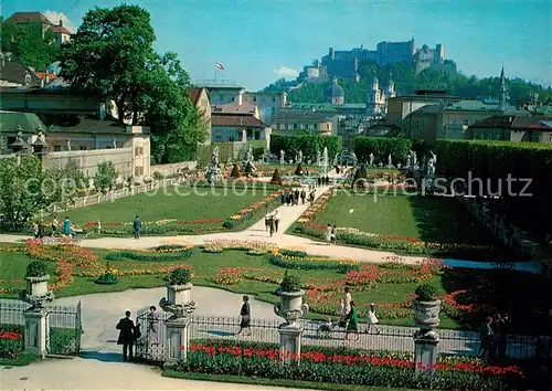 AK / Ansichtskarte Salzburg Oesterreich Mirabellgarten Festung Hohensalzburg Kat. Salzburg