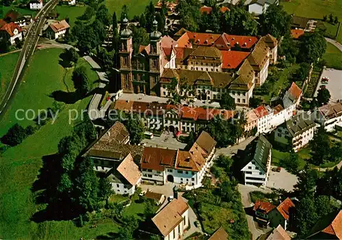 AK / Ansichtskarte St Peter Schwarzwald Kloster Fliegeraufnahme Kat. St. Peter