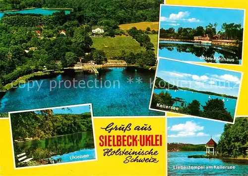 AK / Ansichtskarte Uklei Sielbeck Faehrhaus Kellersee Liebestempel Ukleisee 