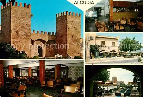 AK / Ansichtskarte Alcudia Mallorca Restaurant Bar Las Murallas Kat. Spanien