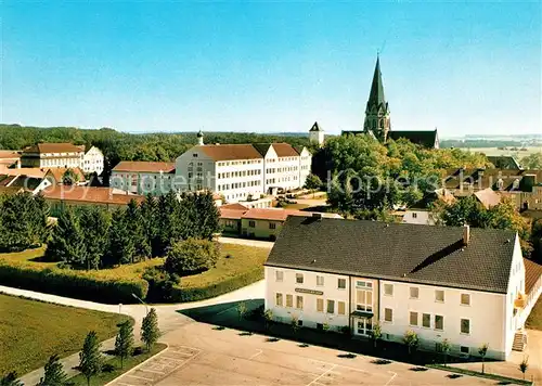 AK / Ansichtskarte Ottilien Eresing St Fliegeraufnahme Klosteranlage Herz Jesu Kirche Gymnasium  Kat. Eresing