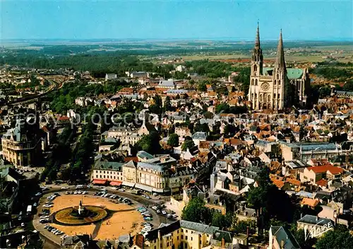 AK / Ansichtskarte Chartres Eure et Loir Fliegeraufnahme Kat. Chartres