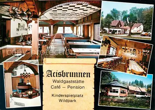 AK / Ansichtskarte Schluechtern Waldgaststaette Pension Acisbrunnen Kat. Schluechtern