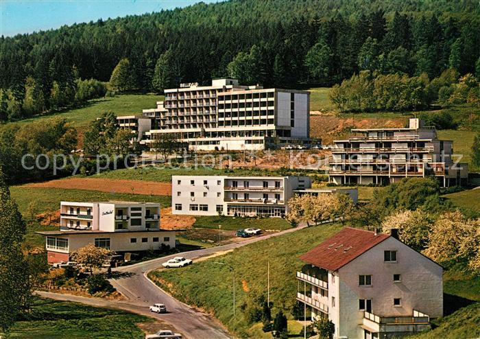 AK / Ansichtskarte Bad Soden Taunus Kurklinik Bellevue Schwimmbad Kat