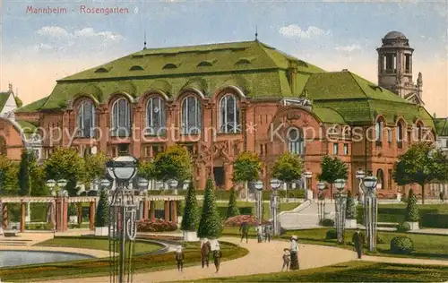 AK / Ansichtskarte Mannheim Rosengarten Litho Kat. Mannheim