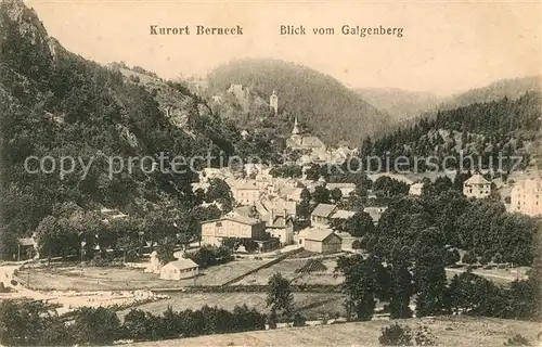 AK / Ansichtskarte Bad Berneck Panorama Blick vom Galgenberg Kat. Bad Berneck Fichtelgebirge