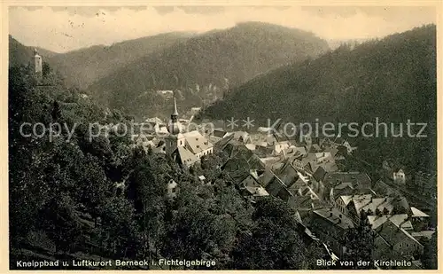 AK / Ansichtskarte Bad Berneck Panorama Blick von der Kirchleite Kat. Bad Berneck Fichtelgebirge