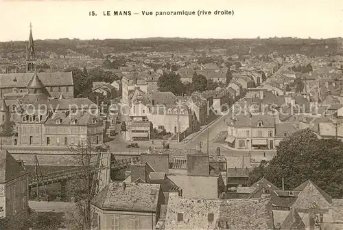 AK / Ansichtskarte Le Mans Sarthe Vue panoramique rive droite Kat. Le Mans