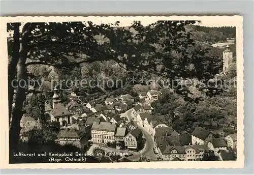 AK / Ansichtskarte Bad Berneck Talblick Schlossberg Kat. Bad Berneck Fichtelgebirge