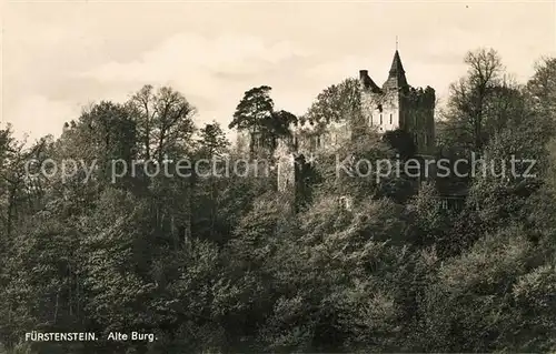 AK / Ansichtskarte Fuerstenstein Schlesien Alte Burg Kat. Waldenburg Walbrzych