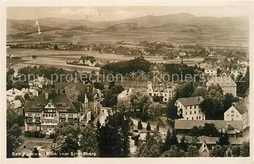 AK / Ansichtskarte Bad Kudowa Niederschlesien Blick vom Schlossberg Kat. 