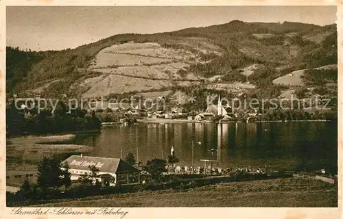 AK / Ansichtskarte Schliersee mit Rhonberg Kat. Schliersee