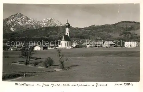 AK / Ansichtskarte Bad Reichenhall Feldkirche mit Staufen und Zwiesel Kat. Bad Reichenhall