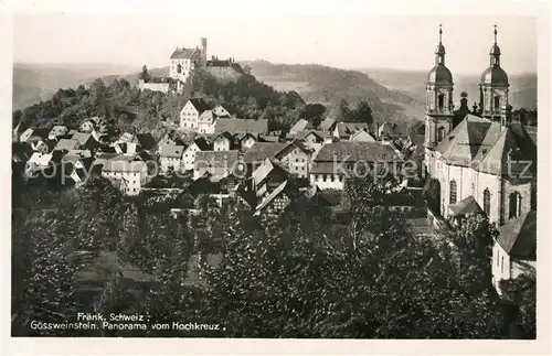 AK / Ansichtskarte Goessweinstein Blick vom Hochkreuz Kat. Goessweinstein