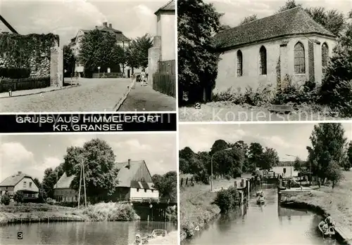 AK / Ansichtskarte Himmelpfort Stadtmauer Klosterkirche Kanal Schleuse Kat. Fuerstenberg