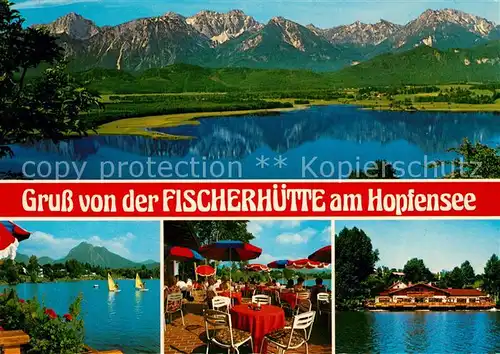 AK / Ansichtskarte Hopfensee Restaurant Fischerhuette