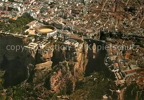 AK / Ansichtskarte Ronda Andalucia Fliegeraufnahme Plaza de Toros Kat. Ronda