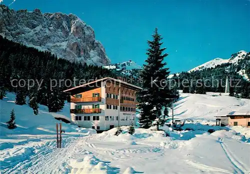 AK / Ansichtskarte Val Gardena Hotel Gruppo Sella Winter Kat. Italien