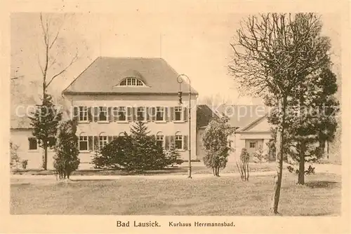 AK / Ansichtskarte Bad Lausick Kurhaus Herrmannsbad Kat. Bad Lausick