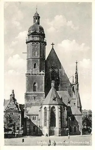 AK / Ansichtskarte Leipzig Ostseite der Thomaskirche Kat. Leipzig