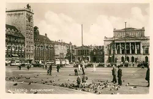 AK / Ansichtskarte Leipzig Augustusplatz Kat. Leipzig