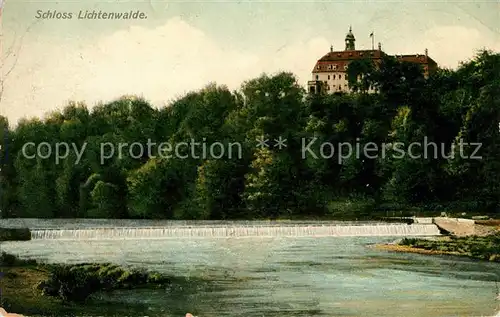 AK / Ansichtskarte Lichtenwalde Sachsen Schloss an der Zschopau Wehr