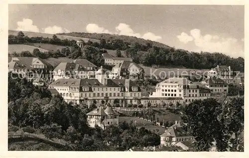 AK / Ansichtskarte Gottleuba Berggiesshuebel Bad Blick auf Heilstaette Stahlbad Moorbad Kupfertiefdruck Kat. Bad Gottleuba Berggiesshuebel