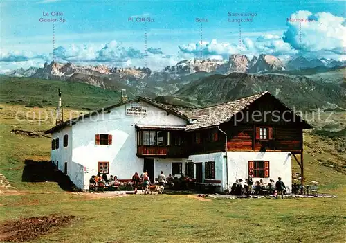 AK / Ansichtskarte Klobenstein Ritten Rifugio Corno di Sotto Kat. Renon Ritten Suedtirol