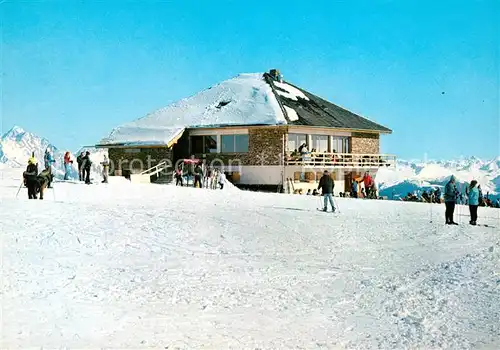 AK / Ansichtskarte Bruneck Restaurant Gipfel Cima Winter Kat. Pustertal