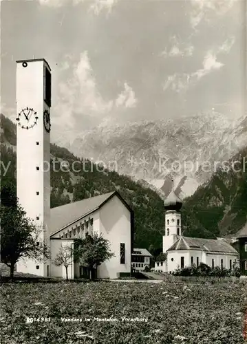 AK / Ansichtskarte Vandans Vorarlberg Kirche  Kat. Vandans