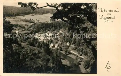 AK / Ansichtskarte Altenbrak Harz Panorama im Bodetal Kat. Altenbrak