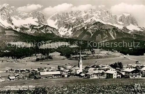 AK / Ansichtskarte Ellmau Tirol mit Wildem Kaiser Kat. Ellmau