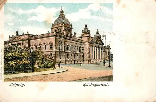 AK / Ansichtskarte Leipzig Reichsgericht Litho Kat. Leipzig