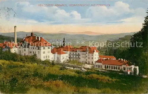 AK / Ansichtskarte Hohwald Sachsen Heilstaette mit Fernblick Kat. Neustadt Sachsen