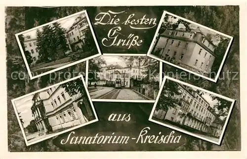 AK / Ansichtskarte Kreischa Sanatorium Handabzug Kat. Kreischa Dresden
