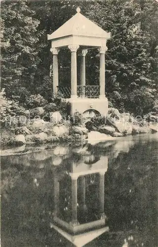 AK / Ansichtskarte Donaueschingen Pavillon Ausfluss der Donauquelle im Schlosspark Kat. Donaueschingen