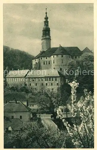 AK / Ansichtskarte Weesenstein Schloss Saechsicher Heimatschutz Heimatschutzpostkarte