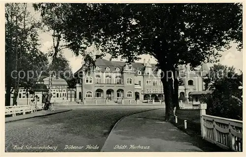 AK / Ansichtskarte Bad Schmiedeberg Staedtisches Kurhaus Kat. Bad Schmiedeberg Duebener Heide