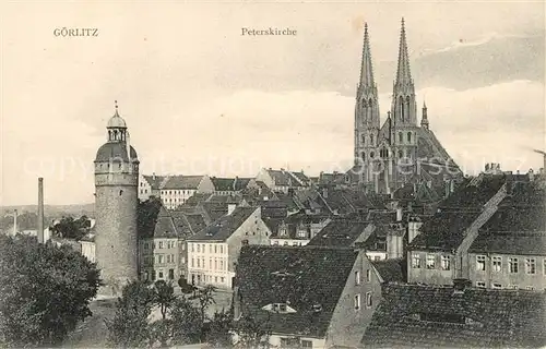 AK / Ansichtskarte Goerlitz Sachsen Peterskirche Kat. Goerlitz